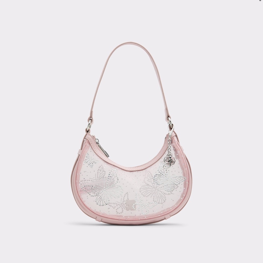 Aldo Wicked Glinda Pink Butterfly Crossbody Bag